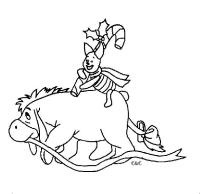 Een kleurplaat van  winnie de poeh - groep